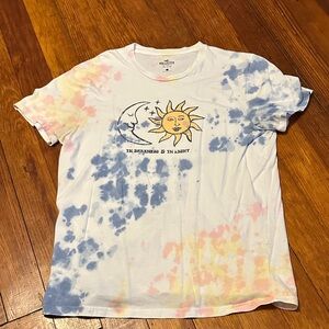 Y2K Hollister Tie-Dye Sun and Moon Shirt